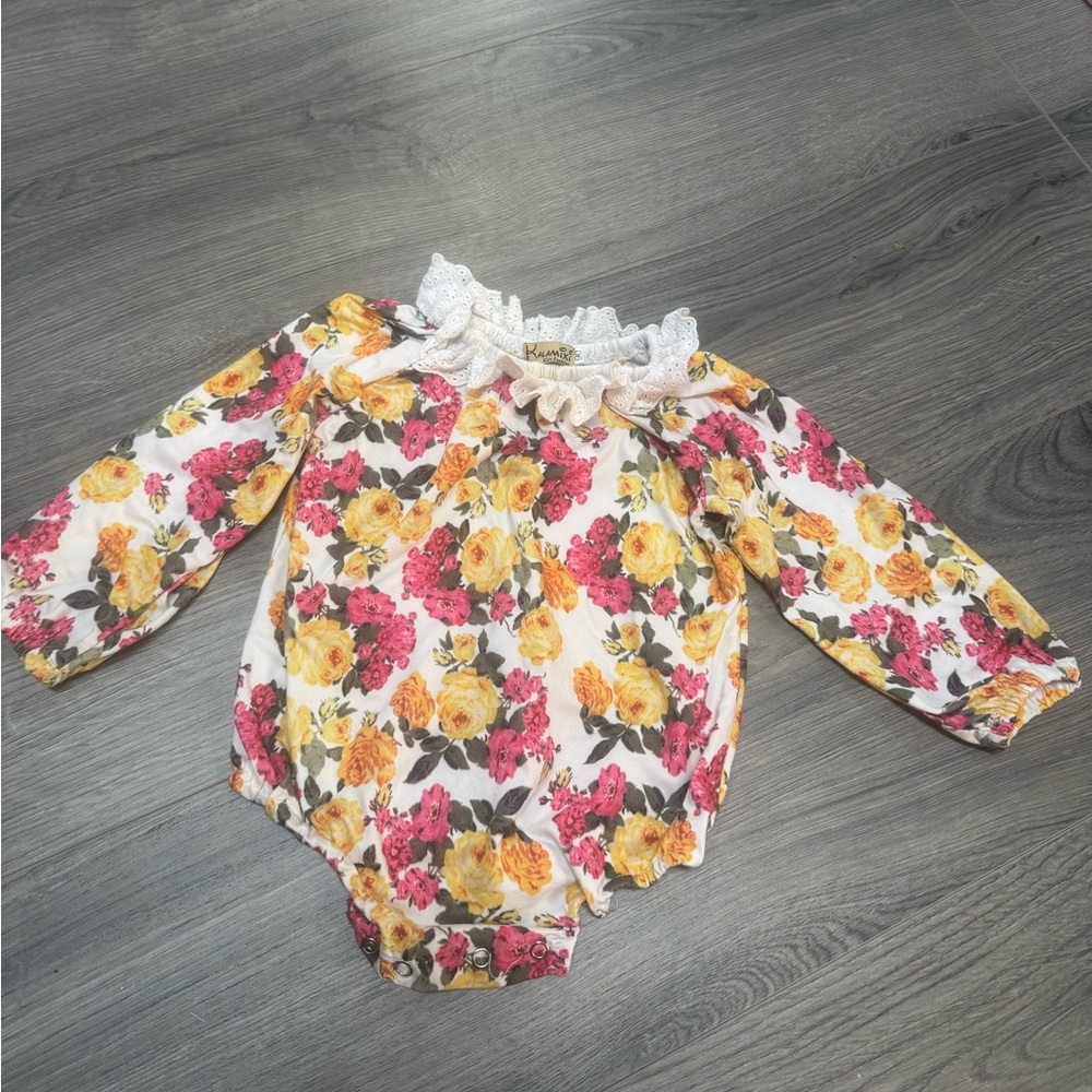 Floral Kids One Piece